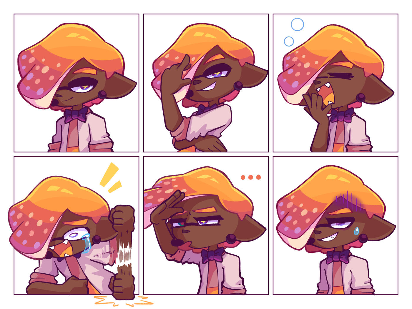 ~ Character expression exercise featuring Crash (original character) ~